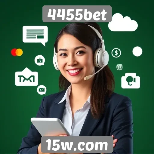 Suporte ao cliente e canais de comunicação da 4455bet