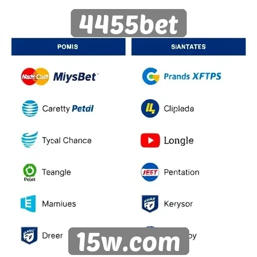 Métodos de pagamento disponíveis na plataforma 4455bet
